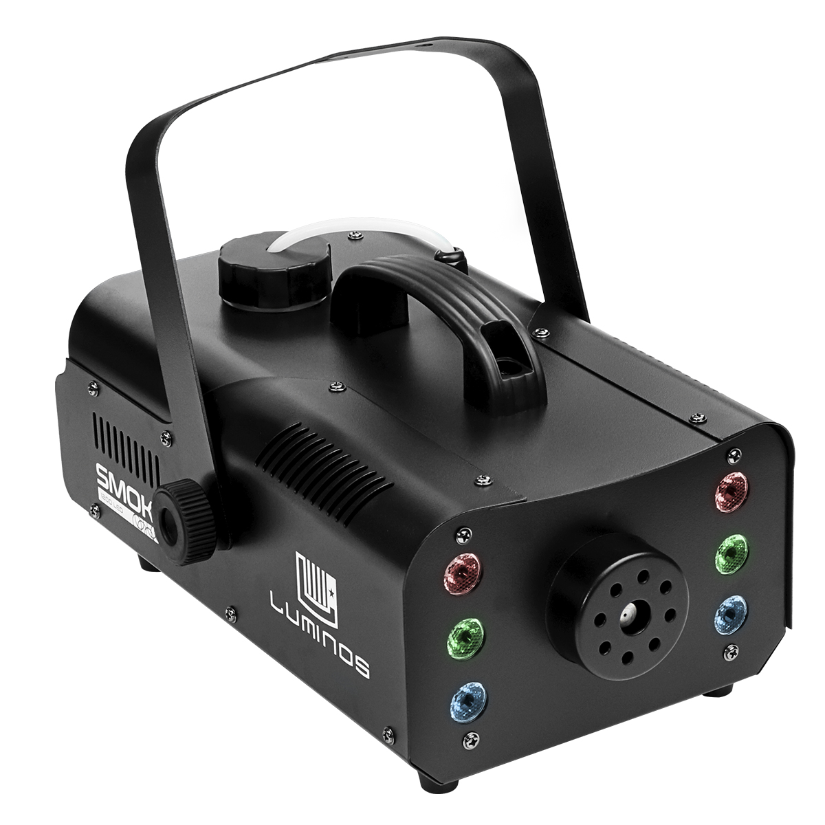 FT02 5267 MAQUINA DE FUMAÇA 1200W 127V COM LED RGB CONTROLE SEM FIO SMOKE 1200 LED LUMINOS-THUMB